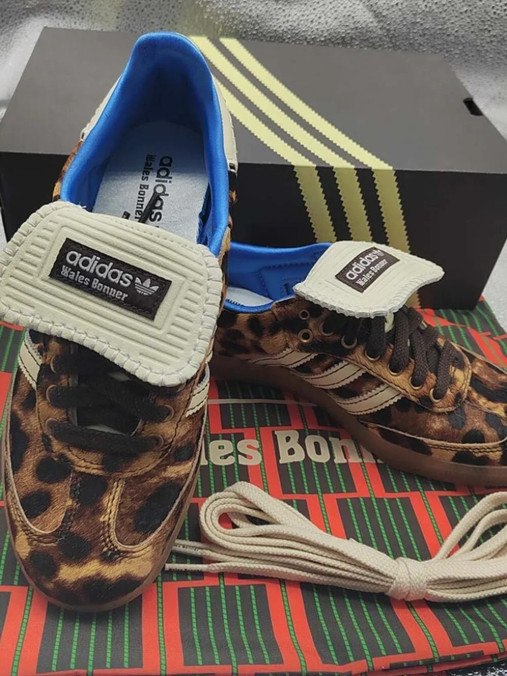 Adidas Wales Bonner x Samba Pony Leopard Sneaker - Picture 2 of 11